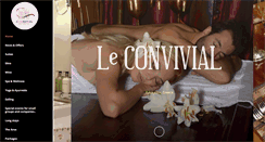 Desktop Screenshot of leconvivial.com