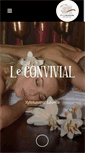 Mobile Screenshot of leconvivial.com