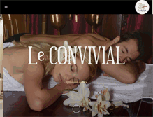 Tablet Screenshot of leconvivial.com